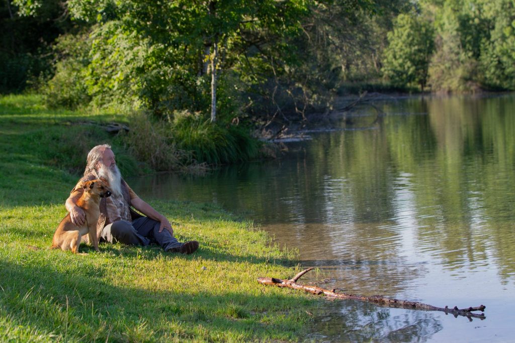 Wolf-Dieter Storl mit Kira