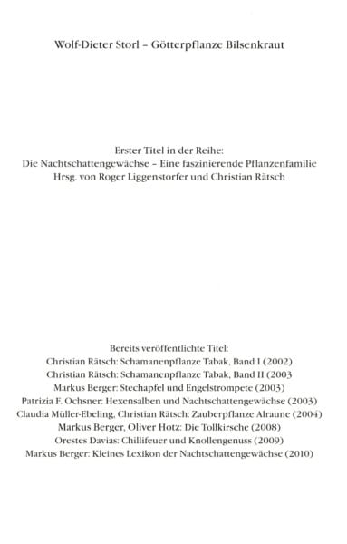 Götterpflanze Bilsenkraut Leseprobe1