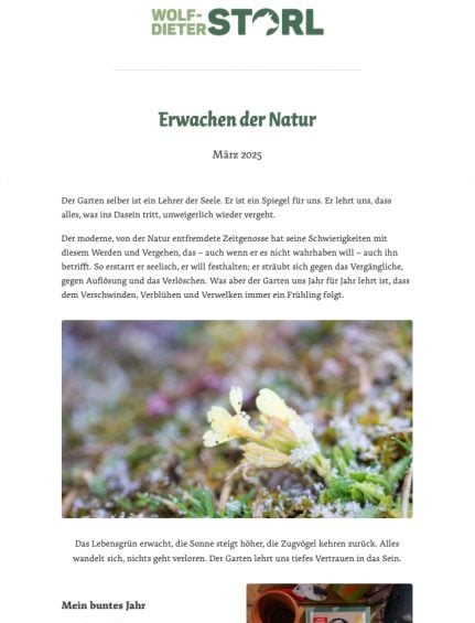 Erwachen der Natur