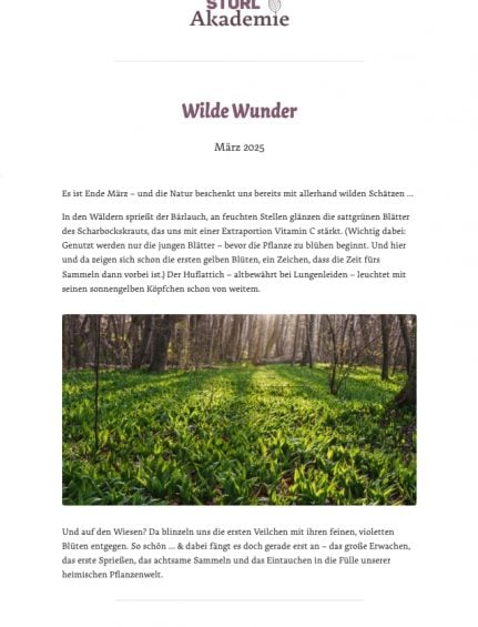 Wilde Wunder